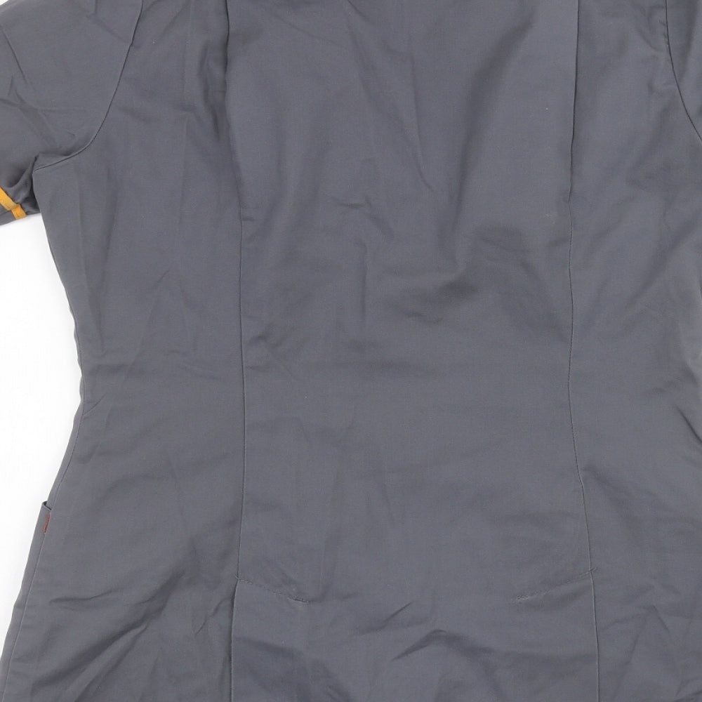 Dimensions Womens Grey   Basic Blouse Size 10