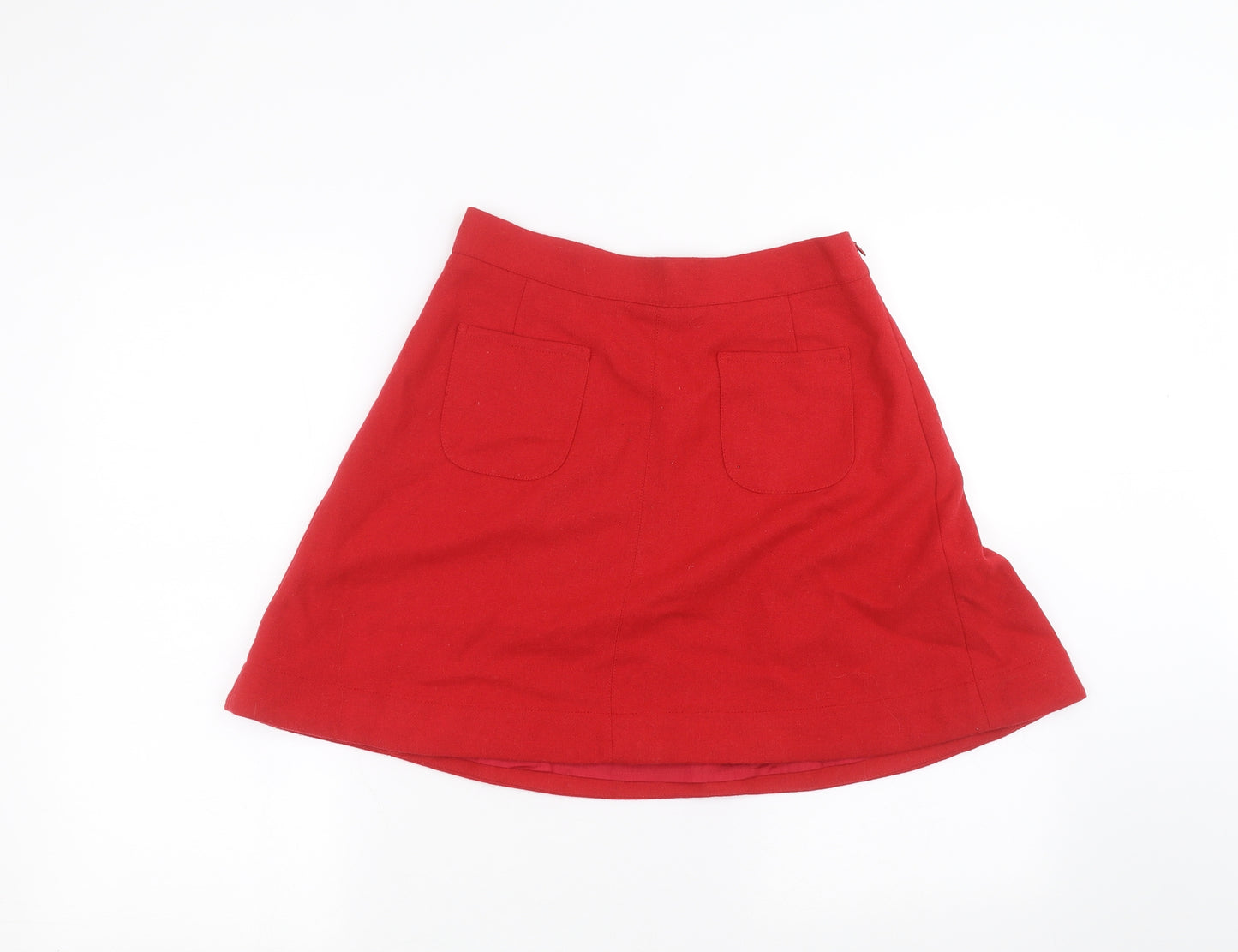 Monsoon Womens Red   A-Line Skirt Size 10