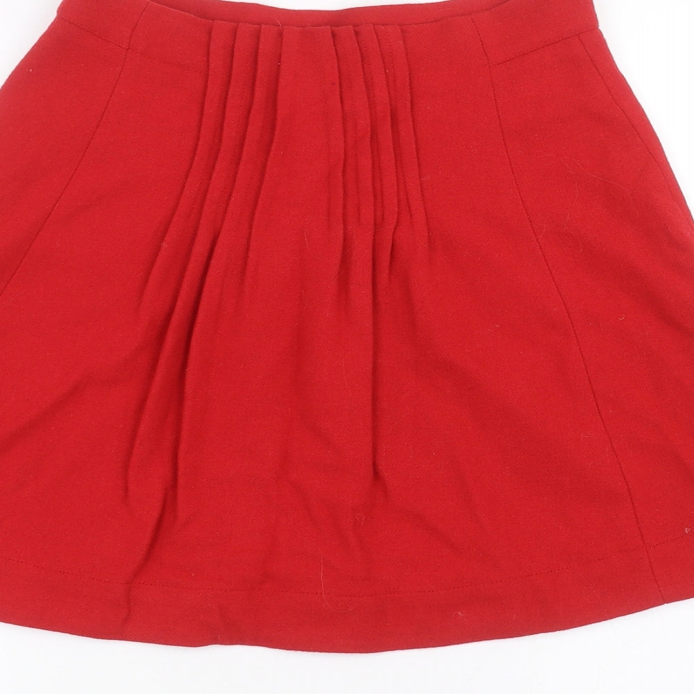 Monsoon Womens Red   A-Line Skirt Size 10