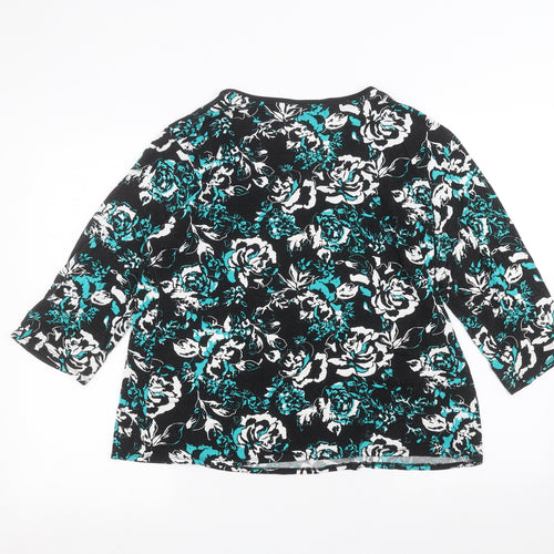Classic Womens Black   Basic Blouse Size 18