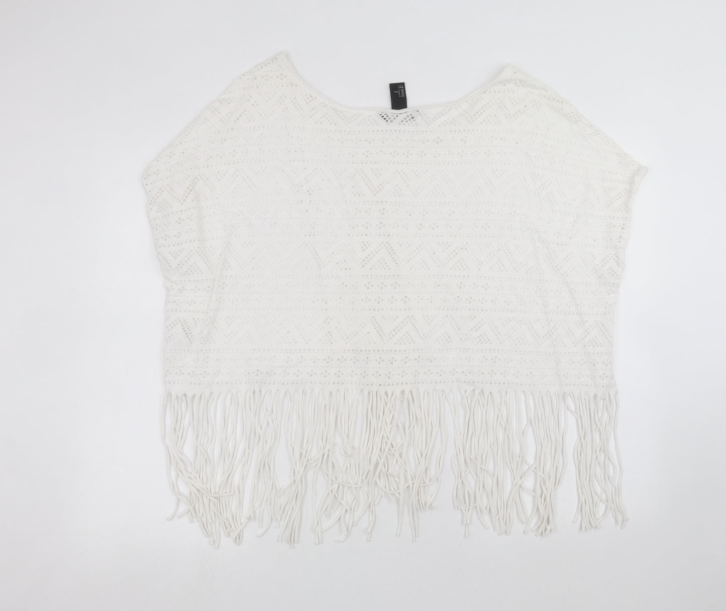 H&M Womens White   Basic T-Shirt Size M
