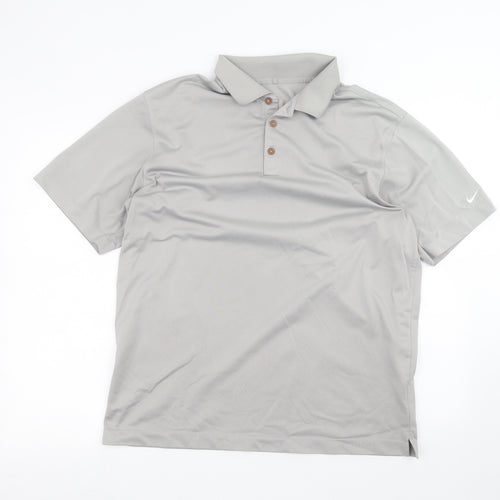 Nike Mens Grey    Polo Size L