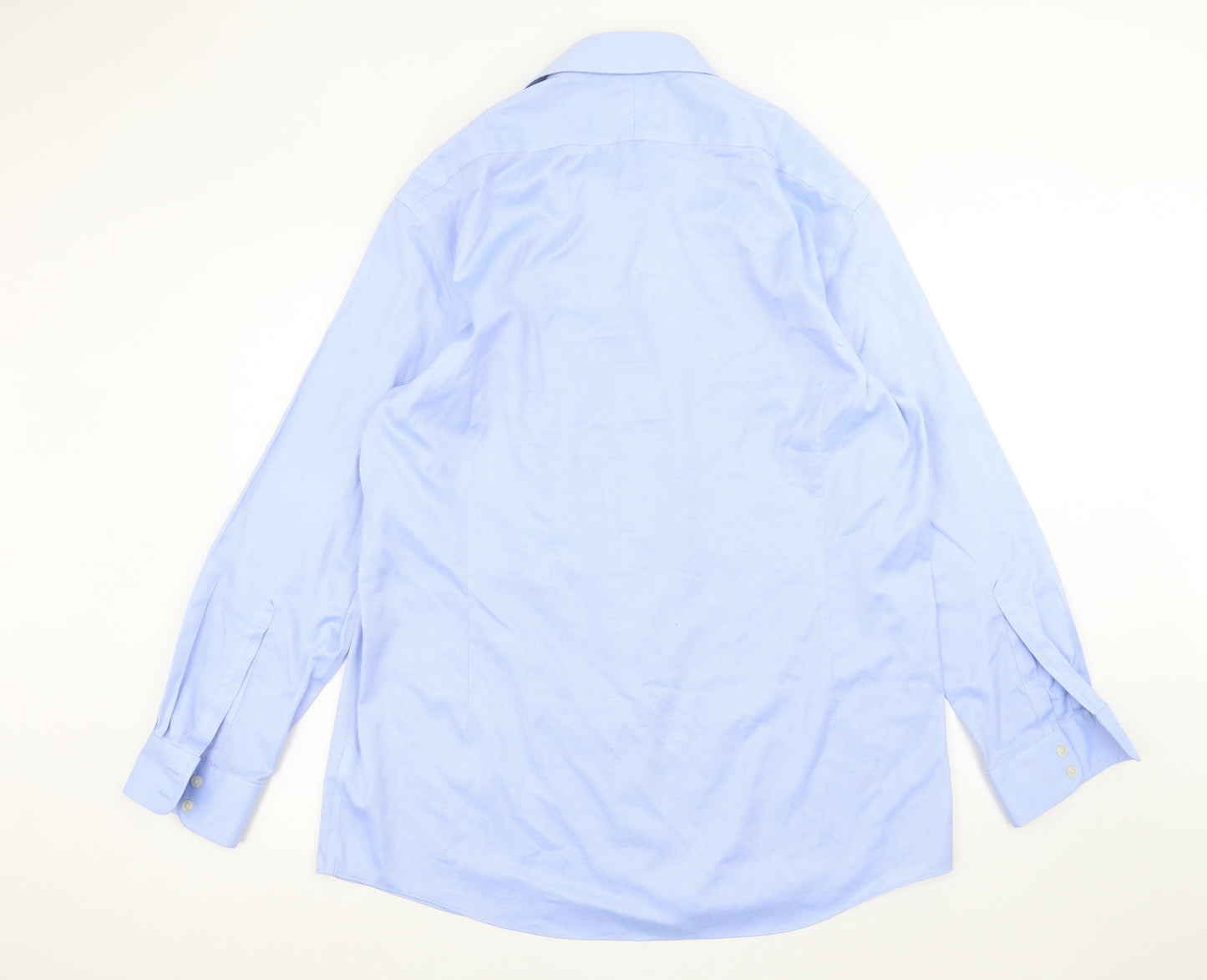 Charles Tyrwhitt Mens Blue    Dress Shirt Size 17.5