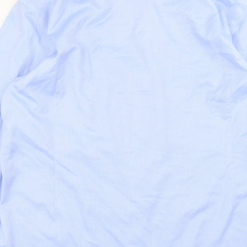 Charles Tyrwhitt Mens Blue    Dress Shirt Size 17.5
