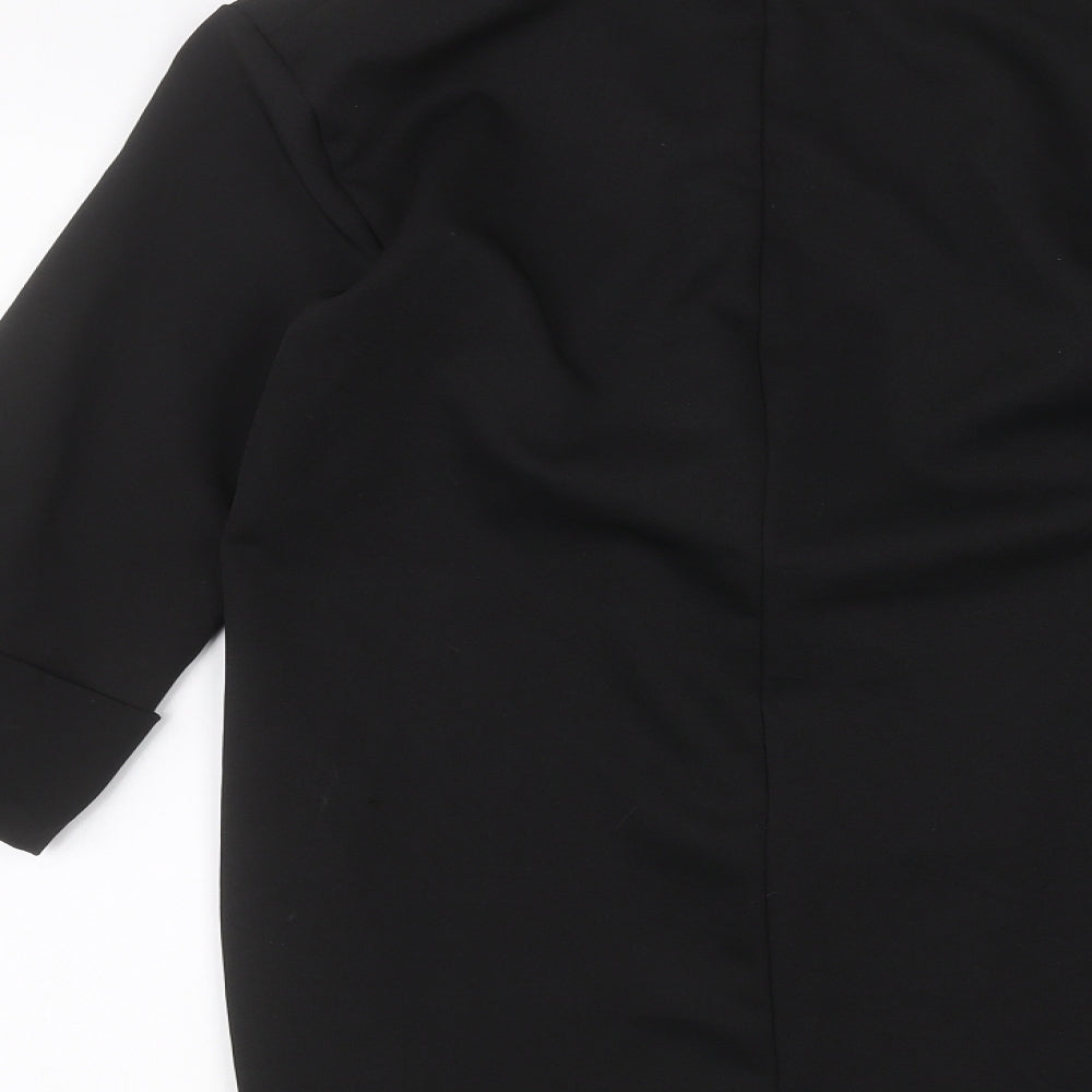 PRETTYLITTLETHING Womens Black   Cardigan Jumper Size 4
