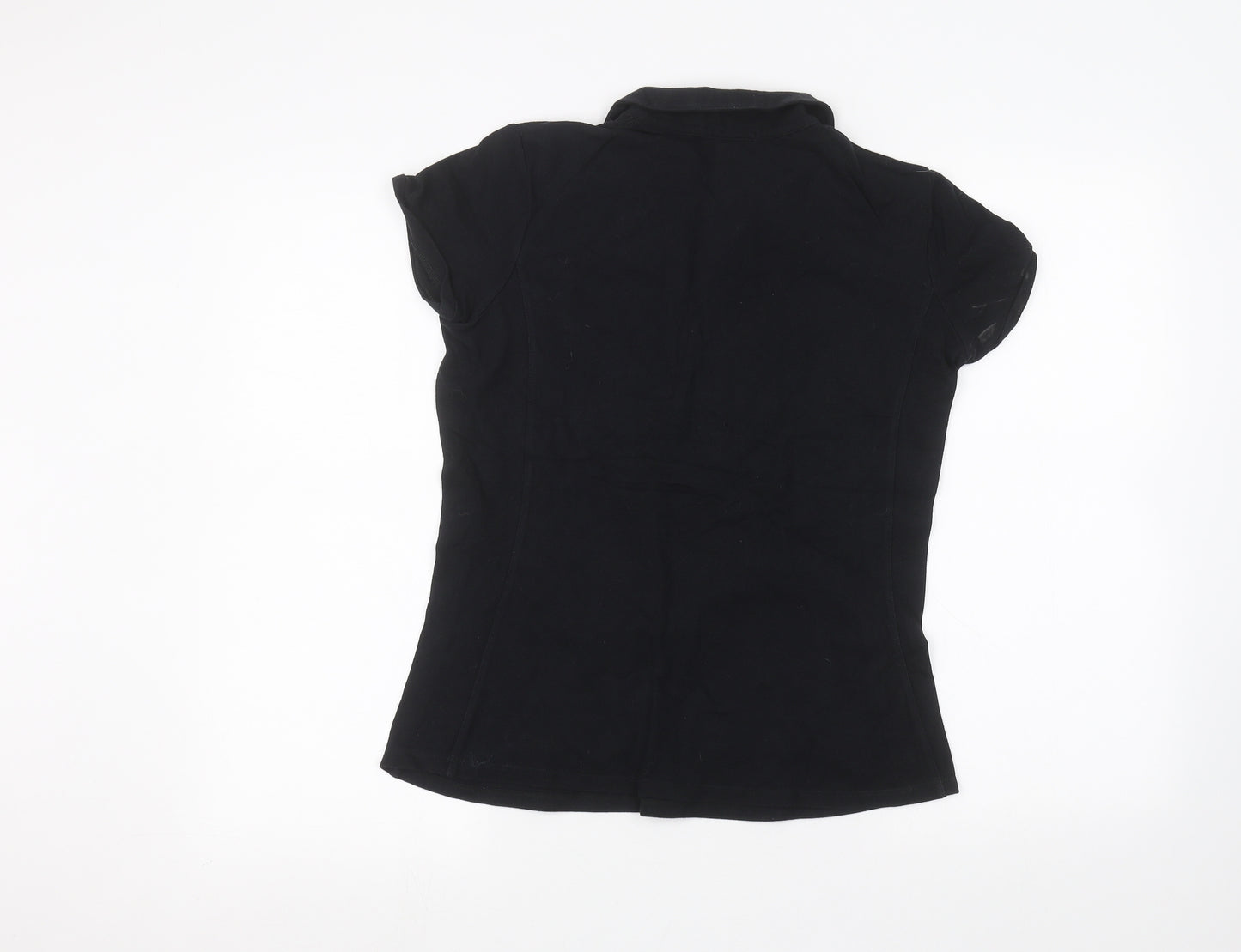 Golftini Womens Black   Basic Polo Size M