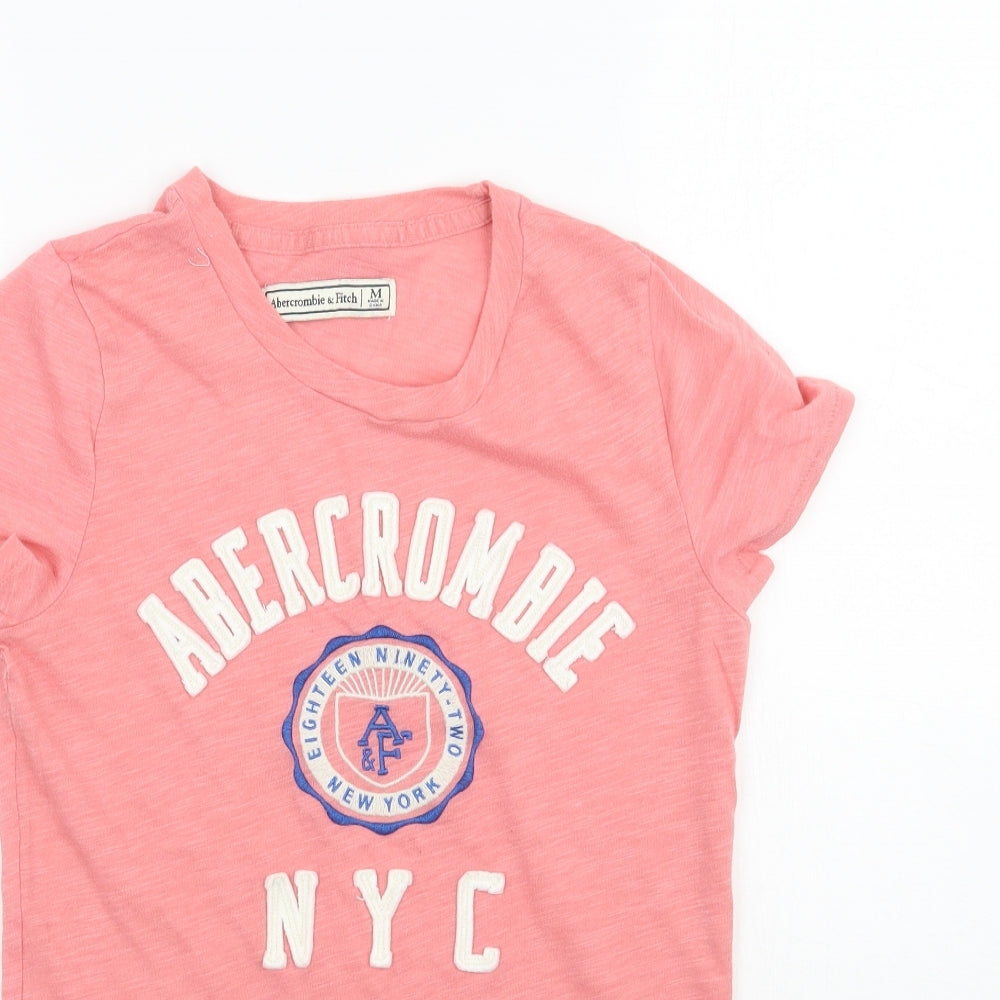 Abercrombie Womens Pink   Basic T-Shirt Size M
