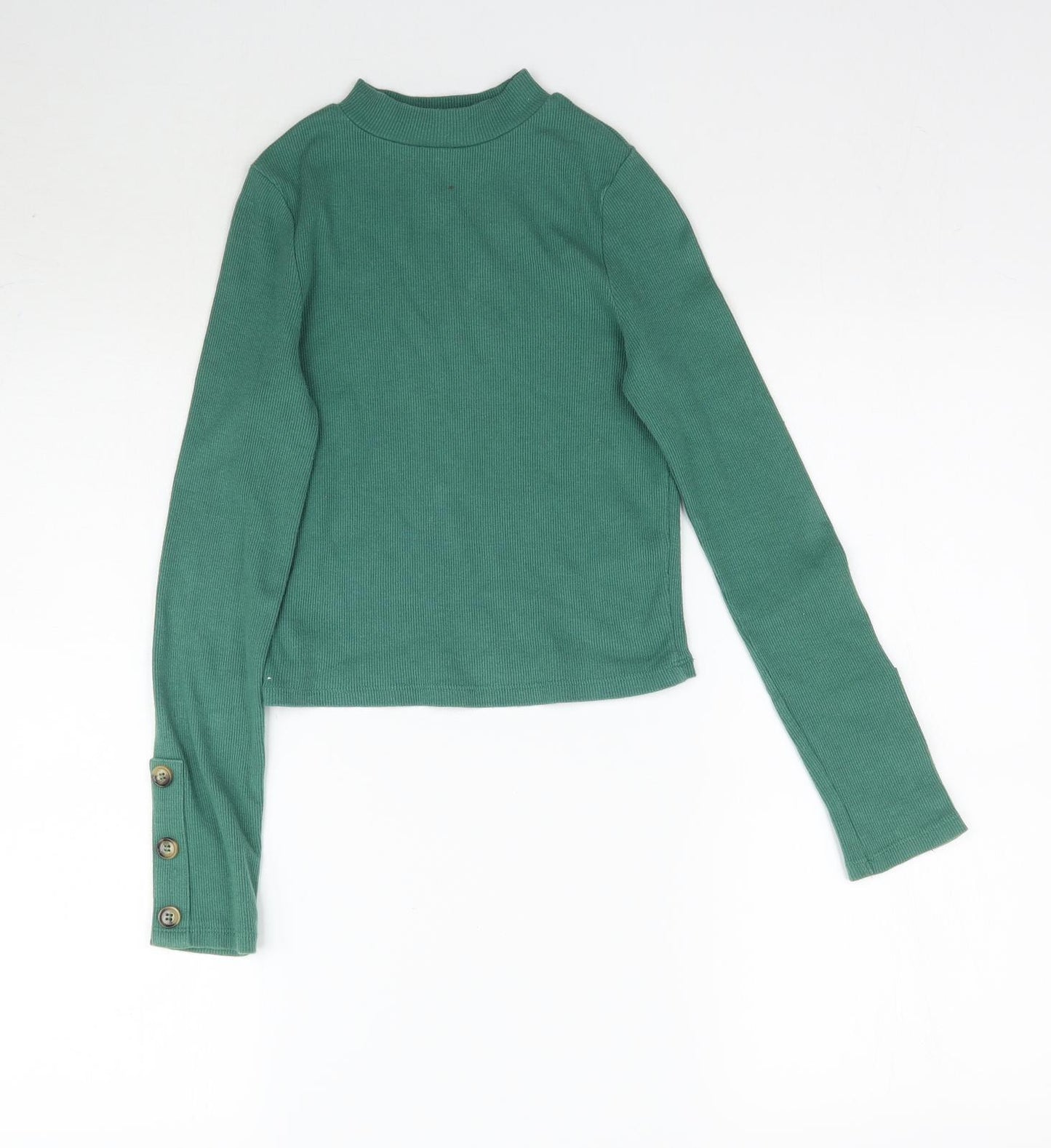 M&Co Girls Green   Basic T-Shirt Size 12 Years