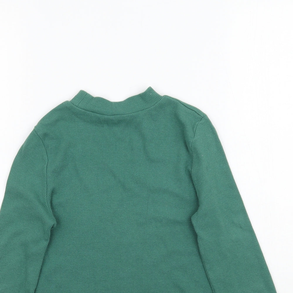M&Co Girls Green   Basic T-Shirt Size 12 Years