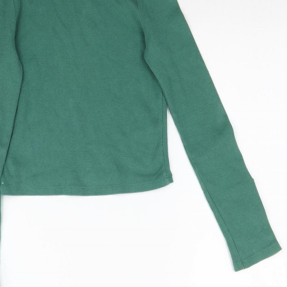 M&Co Girls Green   Basic T-Shirt Size 12 Years