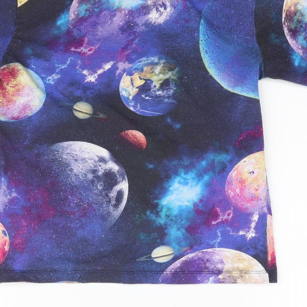NEXT Boys Multicoloured   Basic T-Shirt Size 8 Years  - Nasa Space