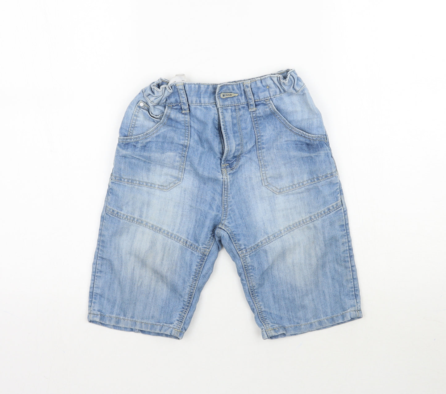 Matalan Boys Blue  Denim Bermuda Shorts Size 7 Years
