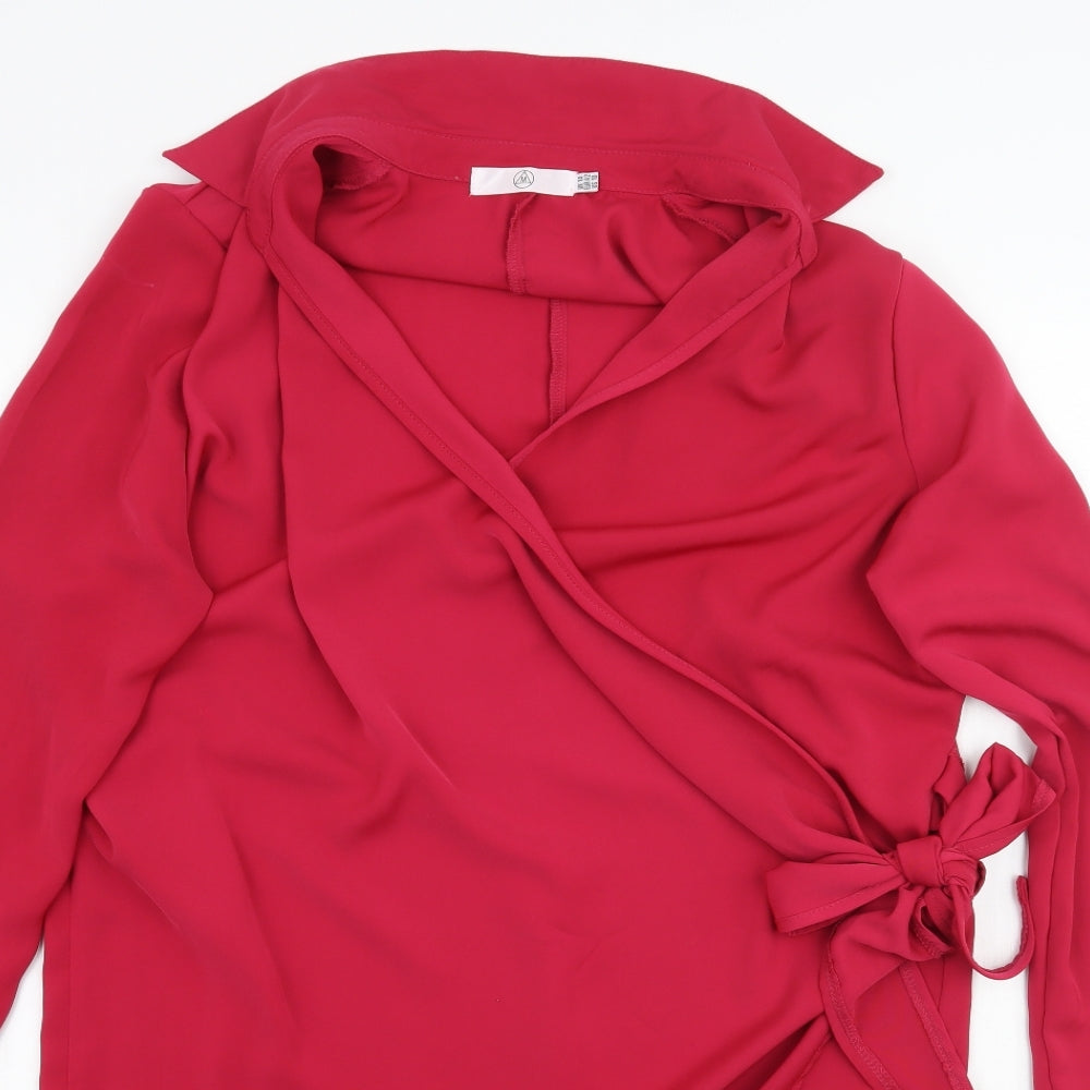 Missguided Womens Pink   Wrap Dress  Size 14