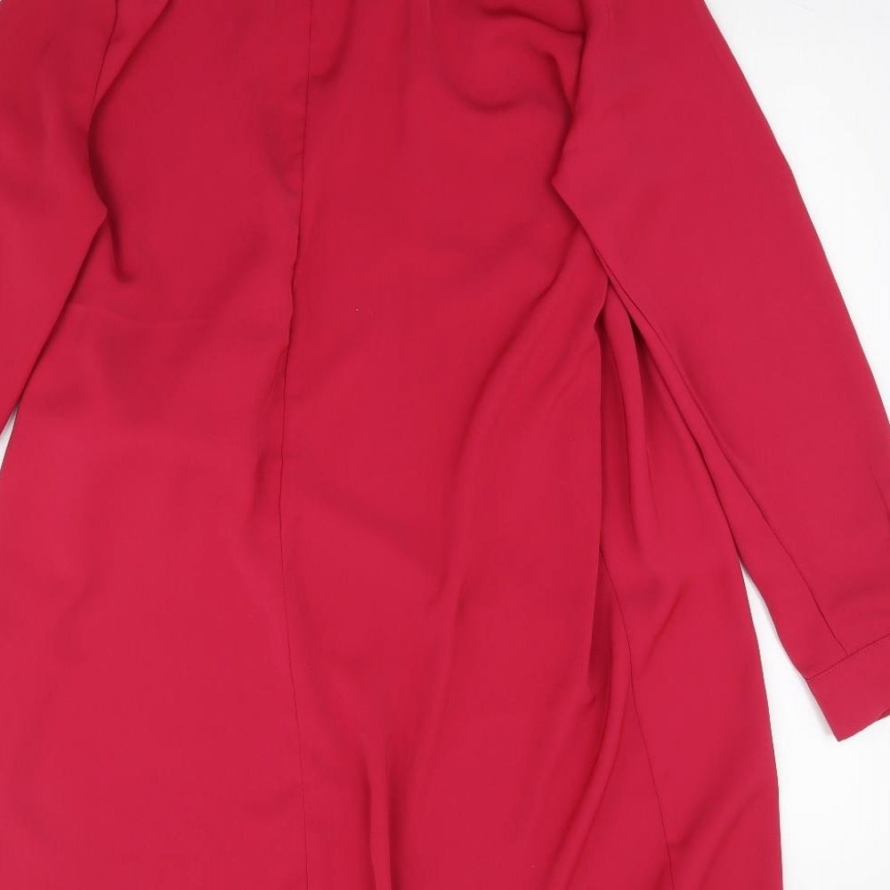 Missguided Womens Pink   Wrap Dress  Size 14