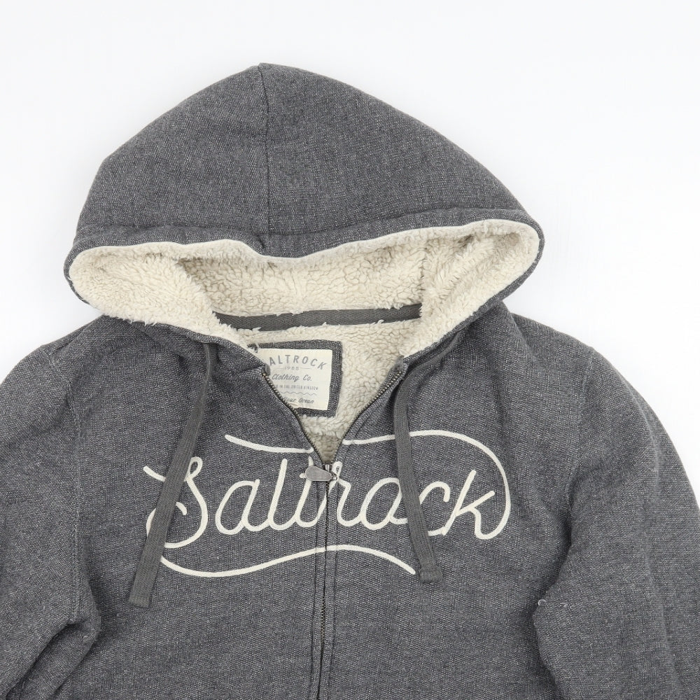 Saltrock Womens Grey   Full Zip Hoodie Size 16