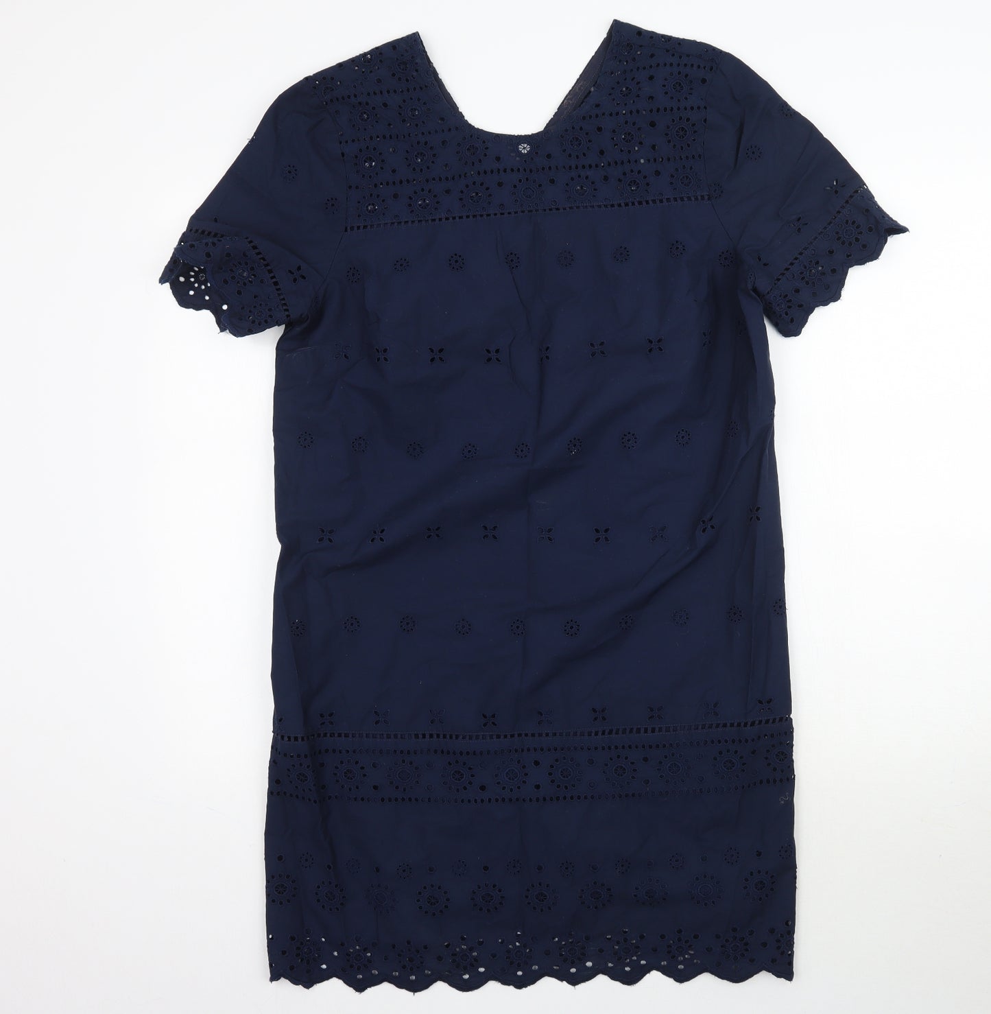 Marks and Spencer Womens Blue   Mini  Size 12  - Lace style detail