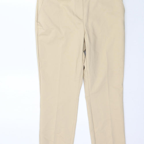 H&M Womens Beige   Trousers  Size 12 L25 in - Work Office