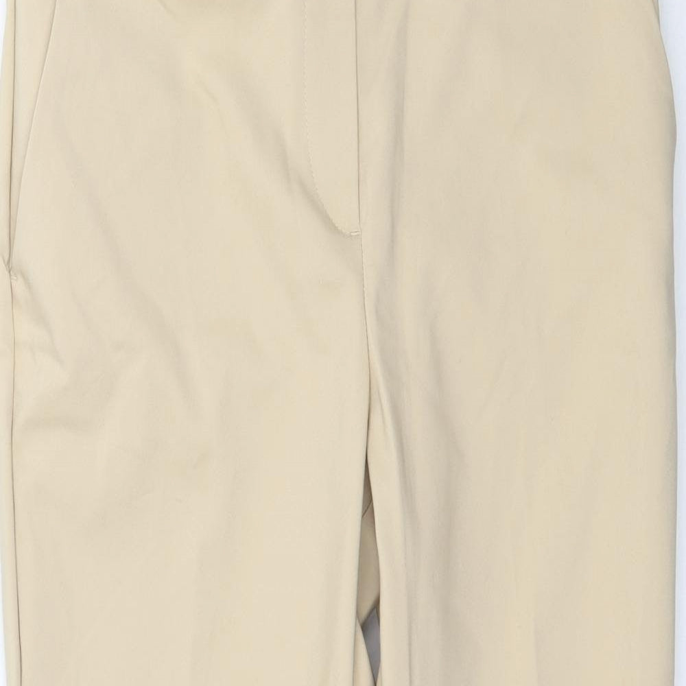 H&M Womens Beige   Trousers  Size 12 L25 in - Work Office
