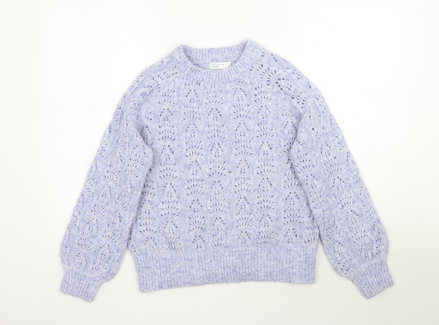 Matalan Womens Blue  Knit Pullover Jumper Size S