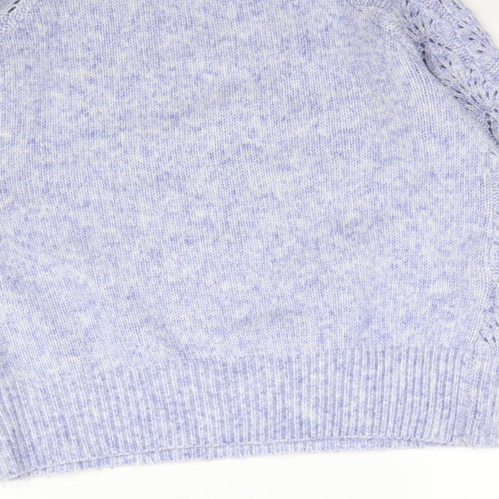 Matalan Womens Blue  Knit Pullover Jumper Size S