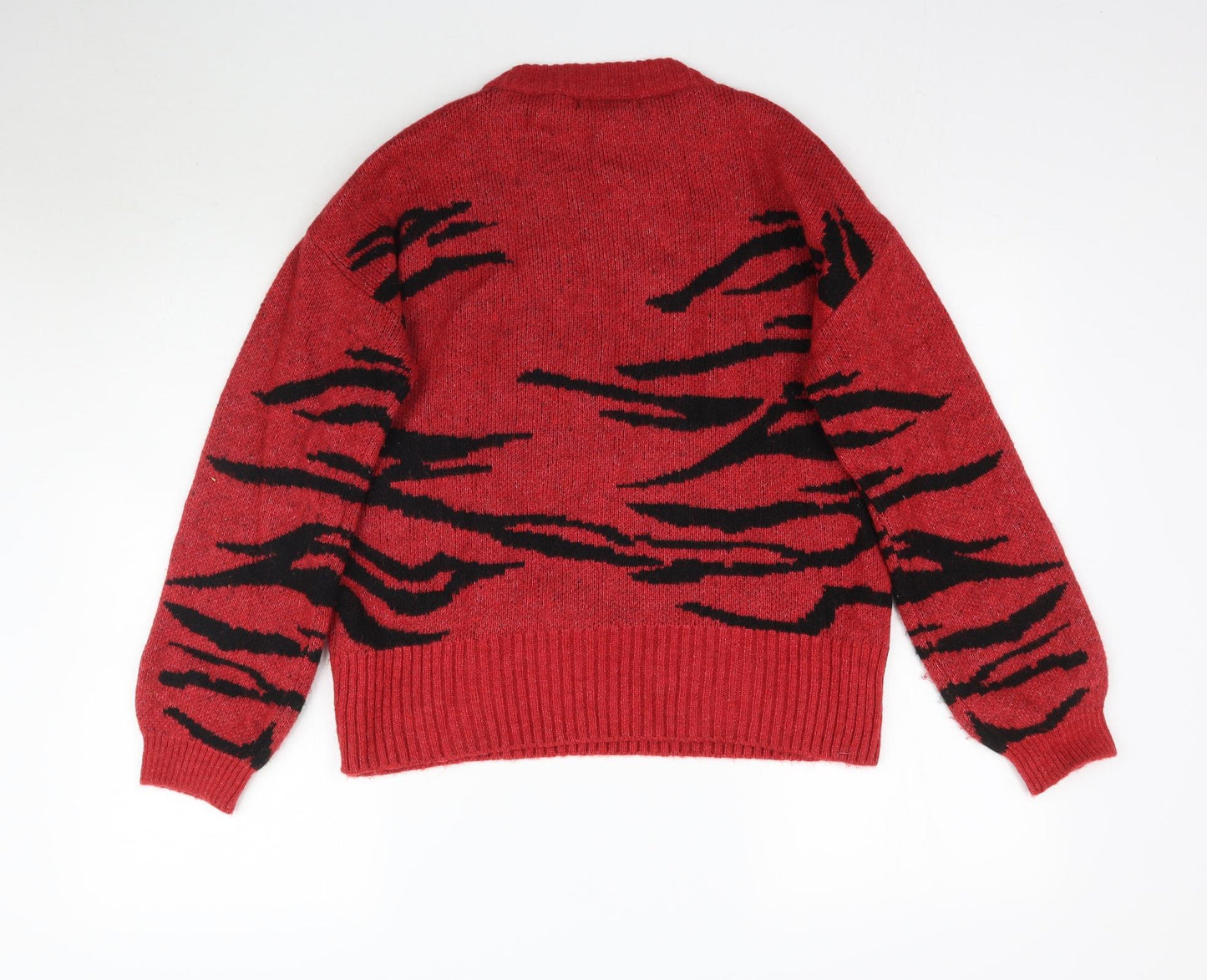NEXT Womens Red  Knit Pullover Jumper Size S