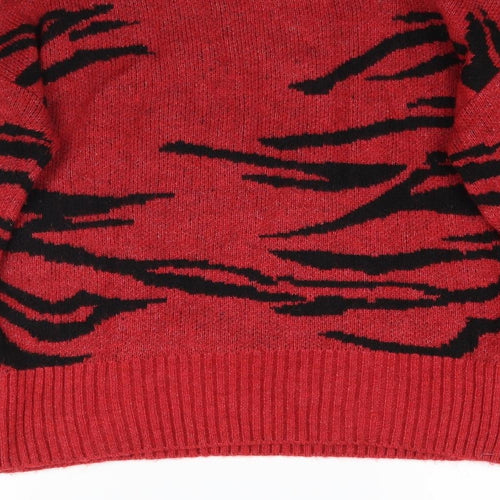 NEXT Womens Red  Knit Pullover Jumper Size S