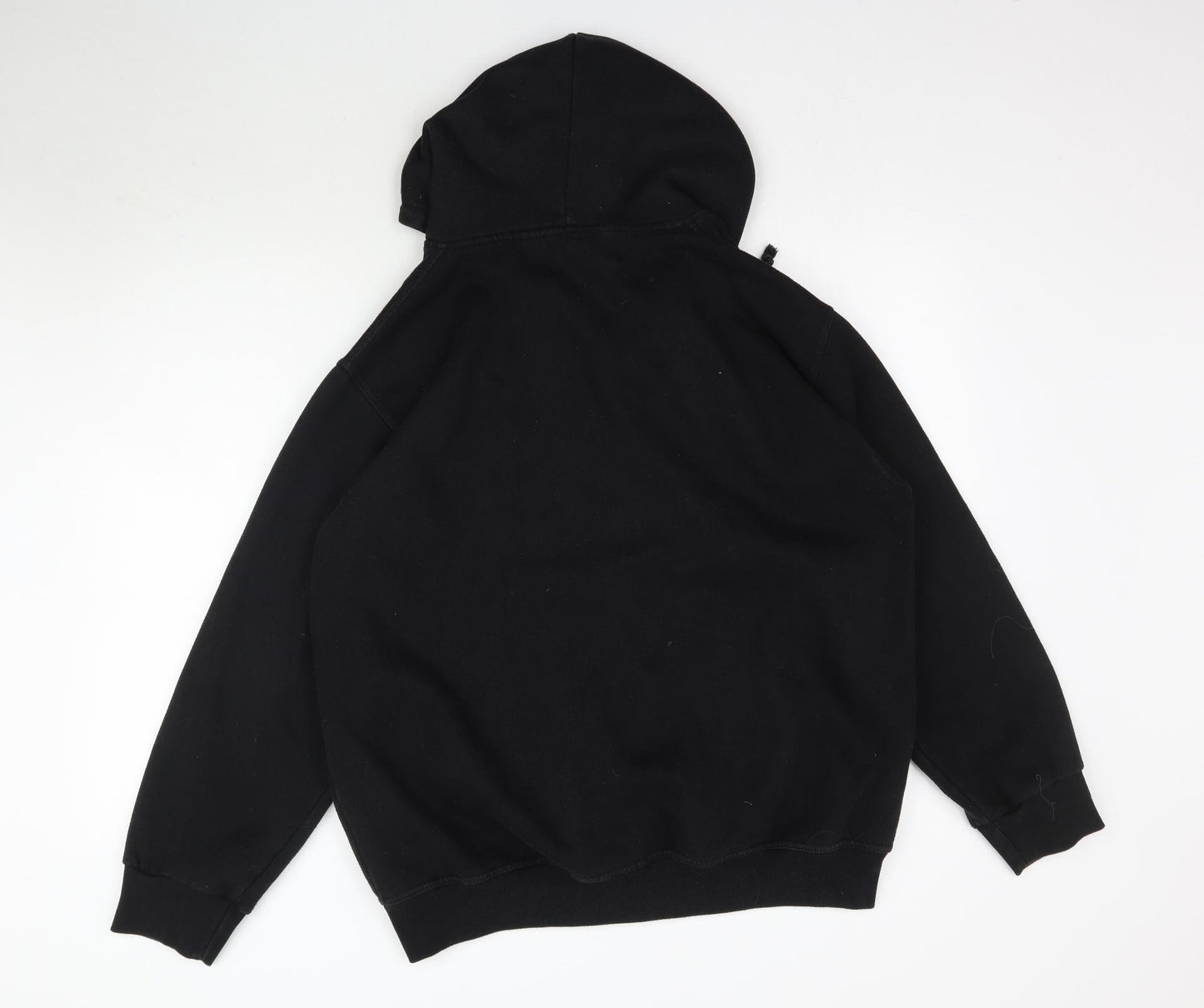 Elluk Mens Black   Full Zip Hoodie Size M