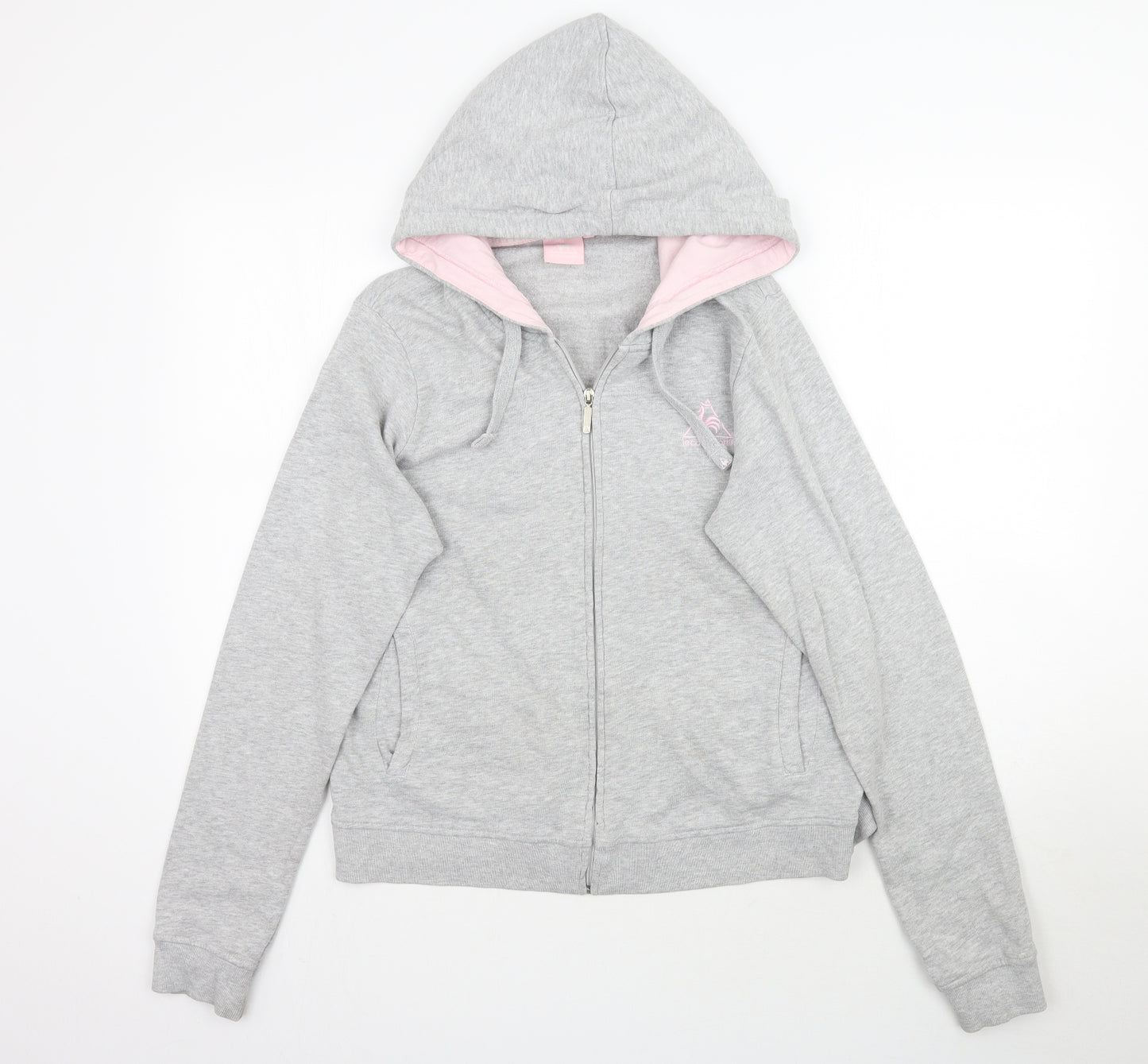 le coq sportif Womens Grey   Full Zip Hoodie Size 18