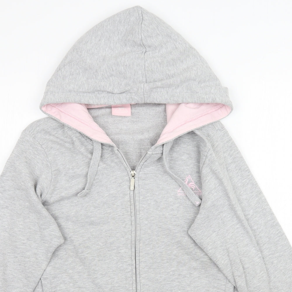 le coq sportif Womens Grey   Full Zip Hoodie Size 18