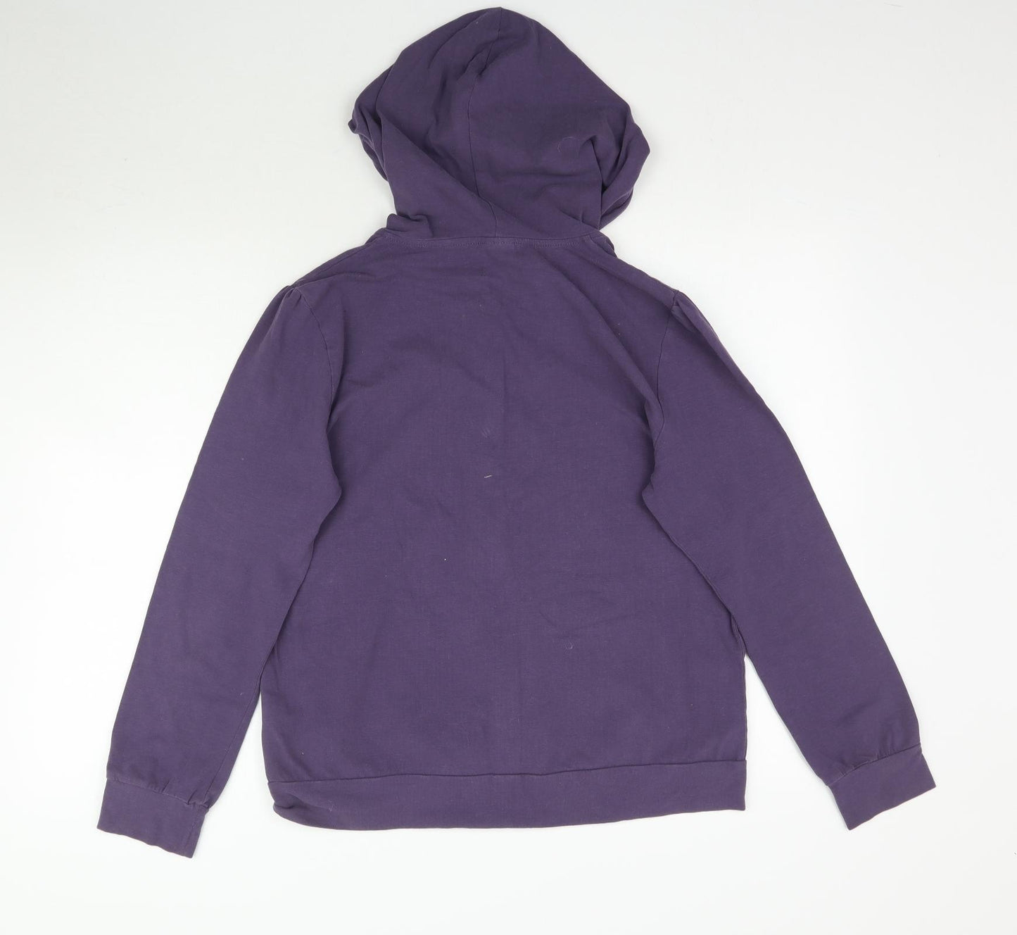 Kelly Holmes Womens Purple   Full Zip Hoodie Size 14