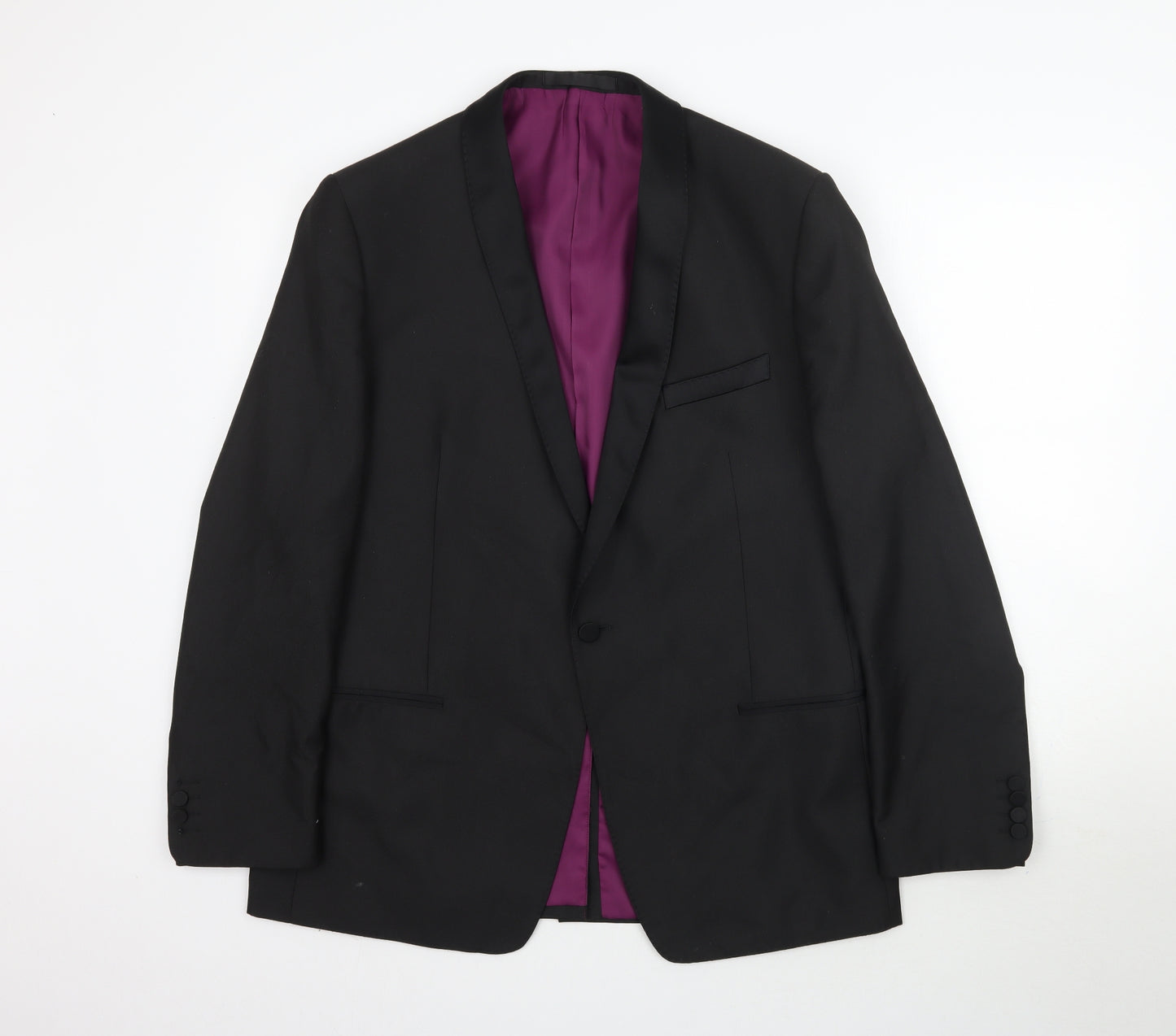 Marks and Spencer Mens Black   Jacket Suit Jacket Size M