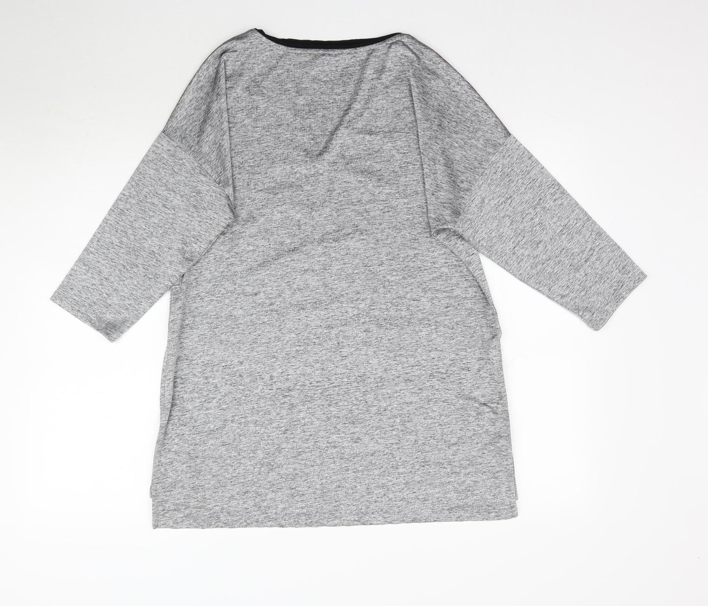 Marks and Spencer Womens Grey   Basic T-Shirt Size 16