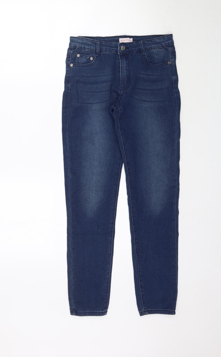 Board Angels Girls Blue Denim Skinny Jeans Size 11-12 Years