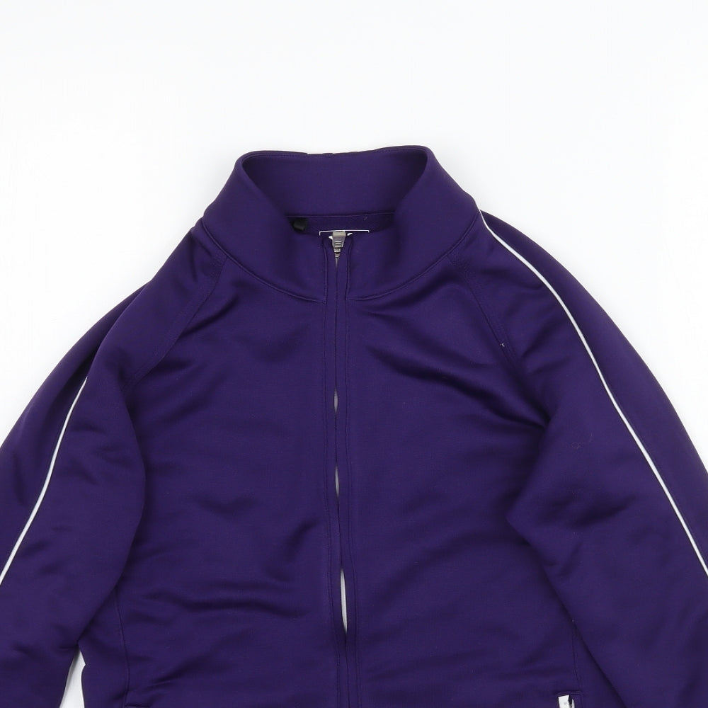 adidas Womens Purple   Full Zip Sweatshirt Size S