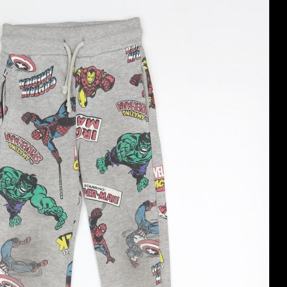 Marvel Boys Grey   Jogger Trousers Size 3-4 Years