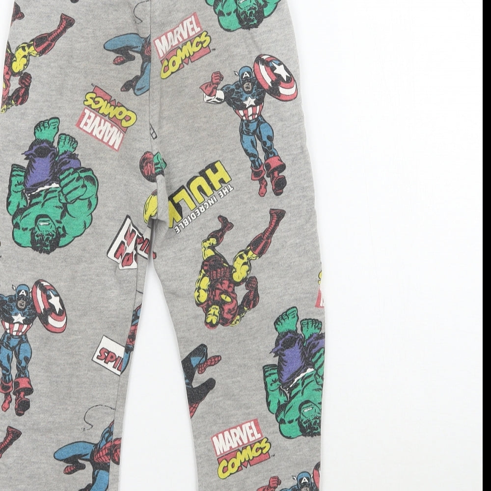 Marvel Boys Grey   Jogger Trousers Size 3-4 Years
