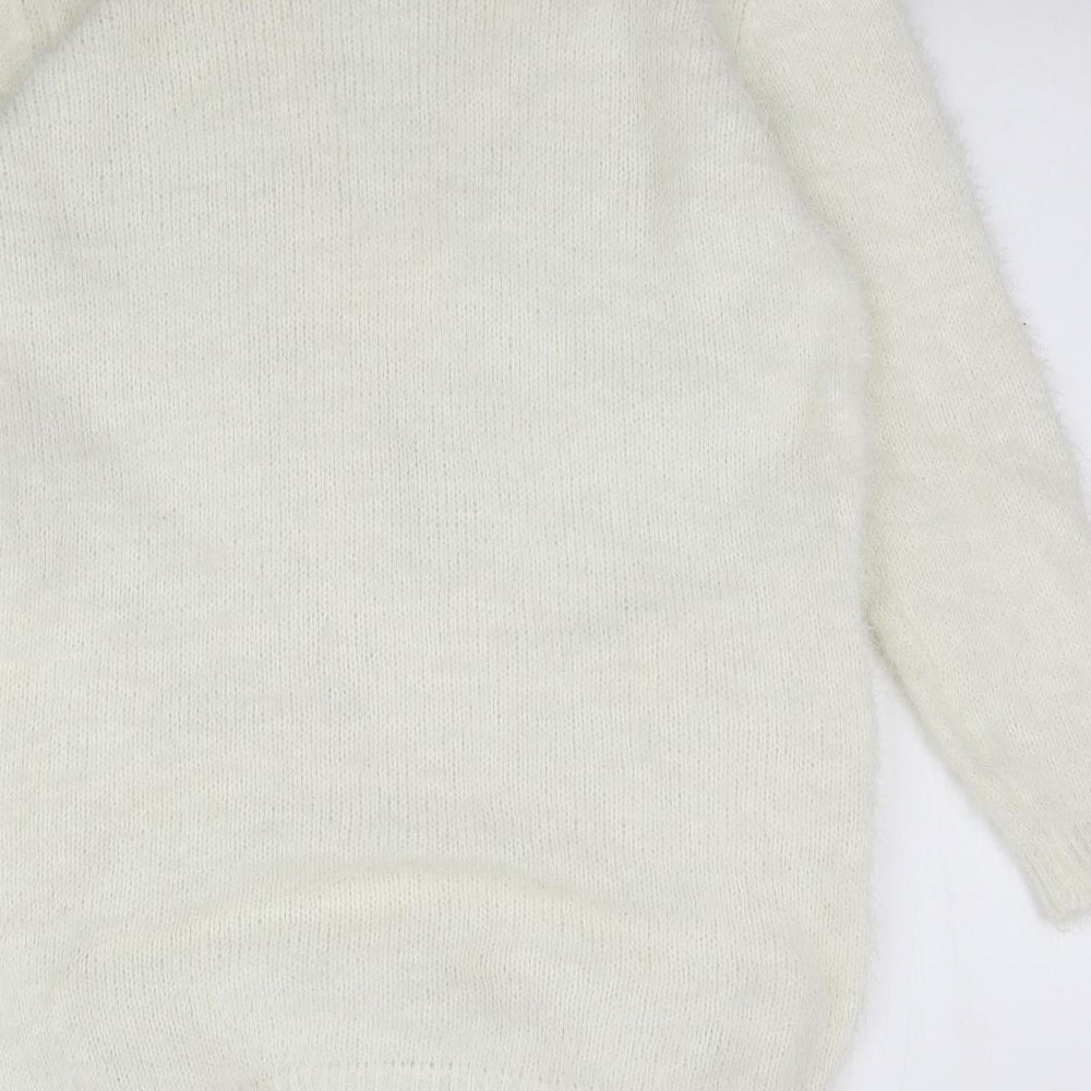 Studio Womens Ivory  Knit Cardigan Jumper Size 12