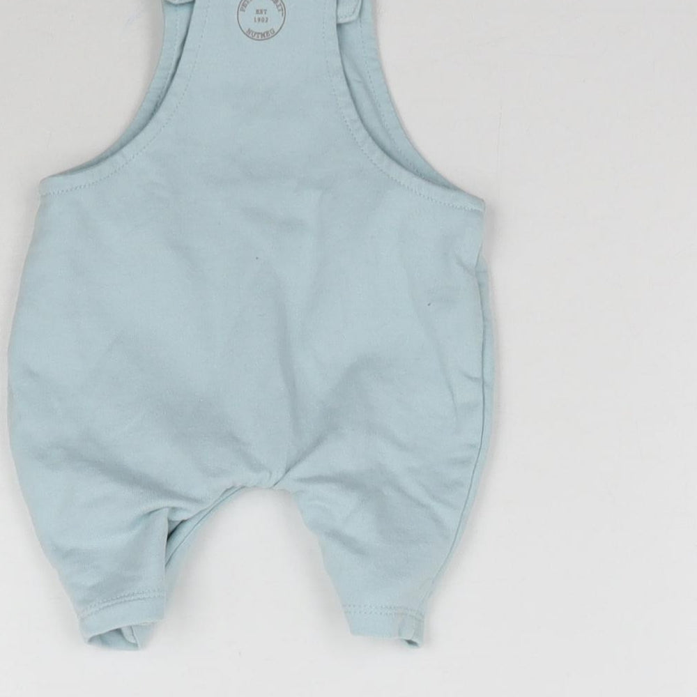 Peter Rabbit Baby Blue   Dungaree One-Piece Size Newborn