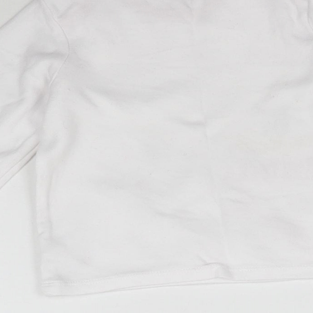 Nutmeg Baby White   Basic T-Shirt Size 18-24 Months  - My Magical Christmas