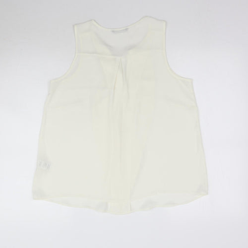 Marks and Spencer Womens Ivory   Basic Blouse Size 12