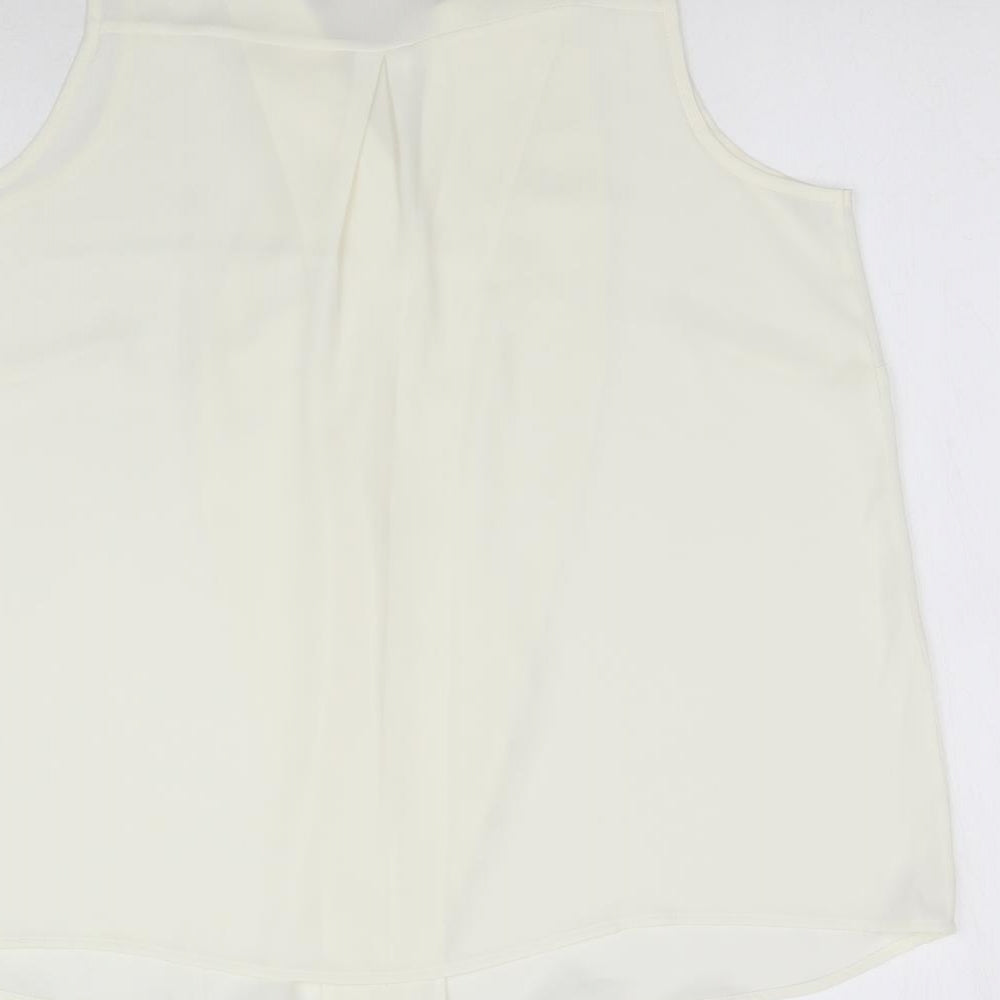 Marks and Spencer Womens Ivory   Basic Blouse Size 12