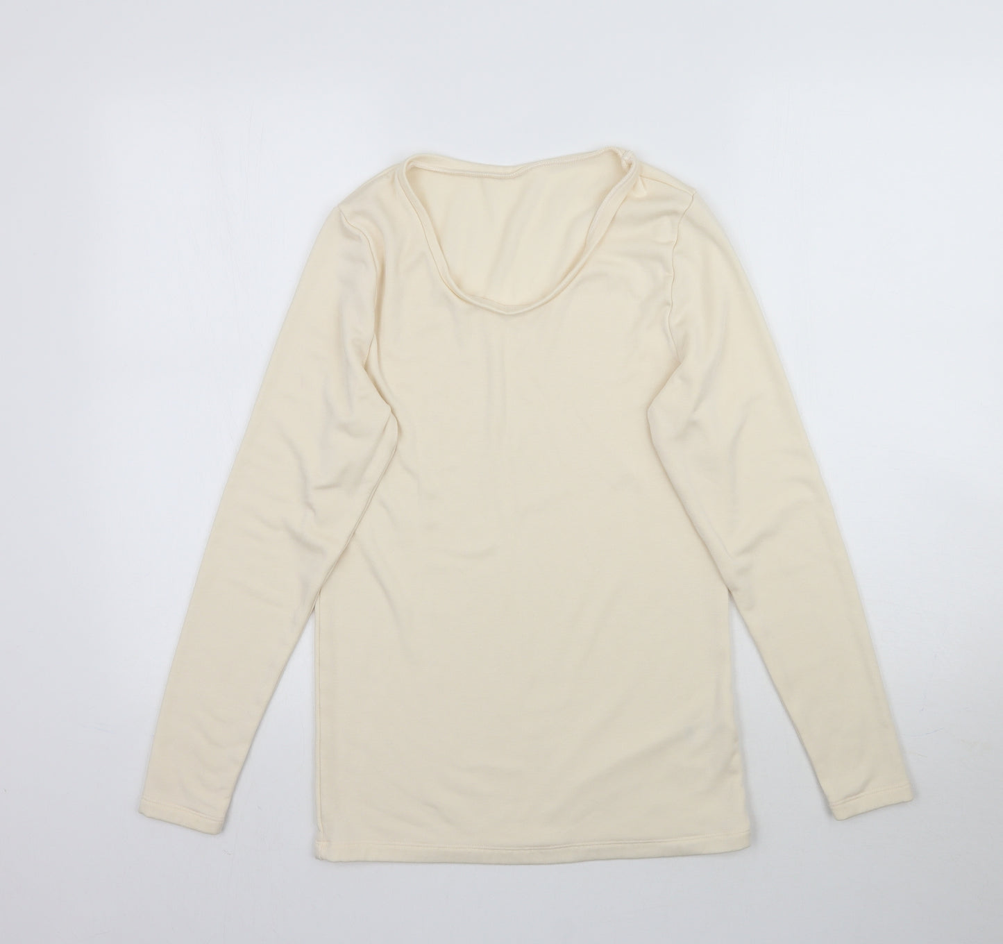 Heatgen Plus Womens Beige   Basic T-Shirt Size 16