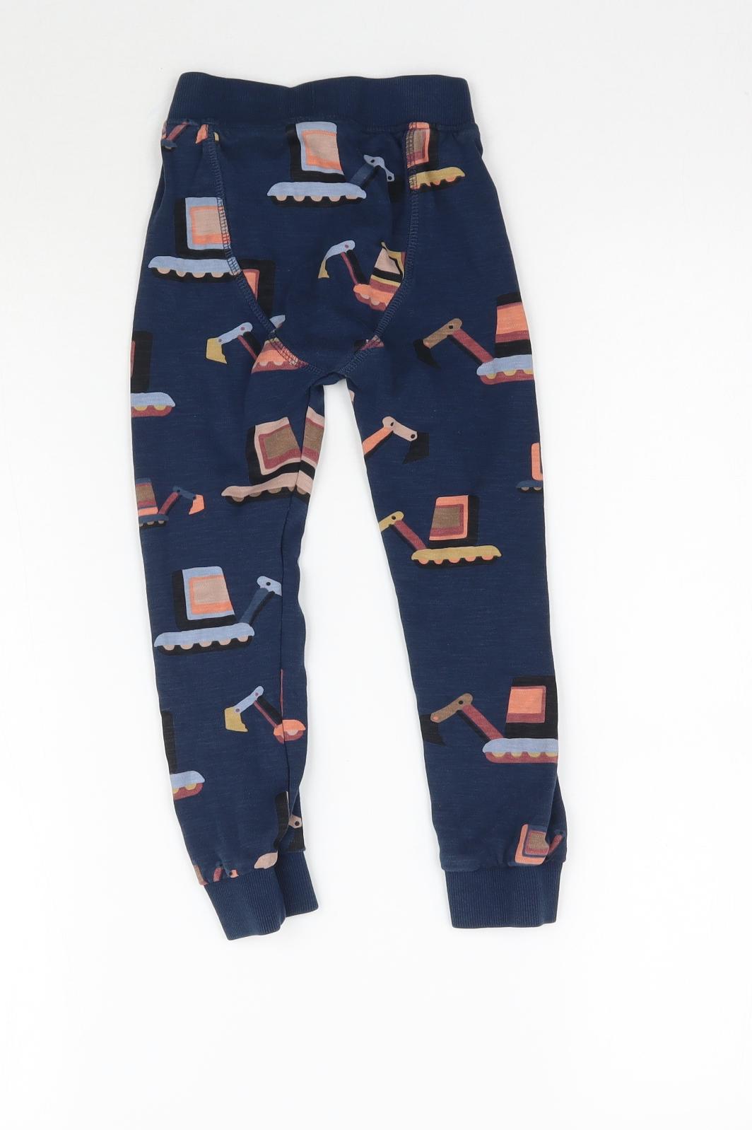 NEXT Boys Black    Pyjama Pants Size 4 Years  - Digger