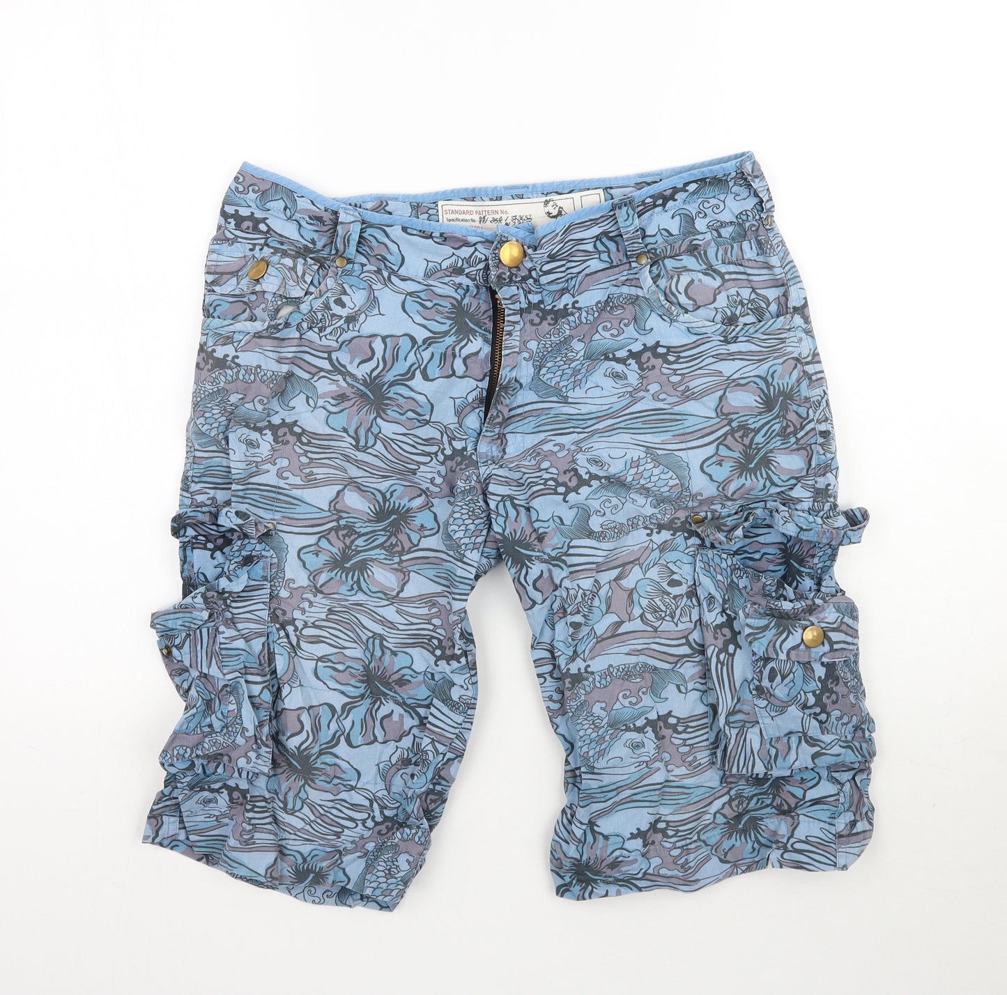 New Look Mens Blue   Bermuda Shorts Size 30