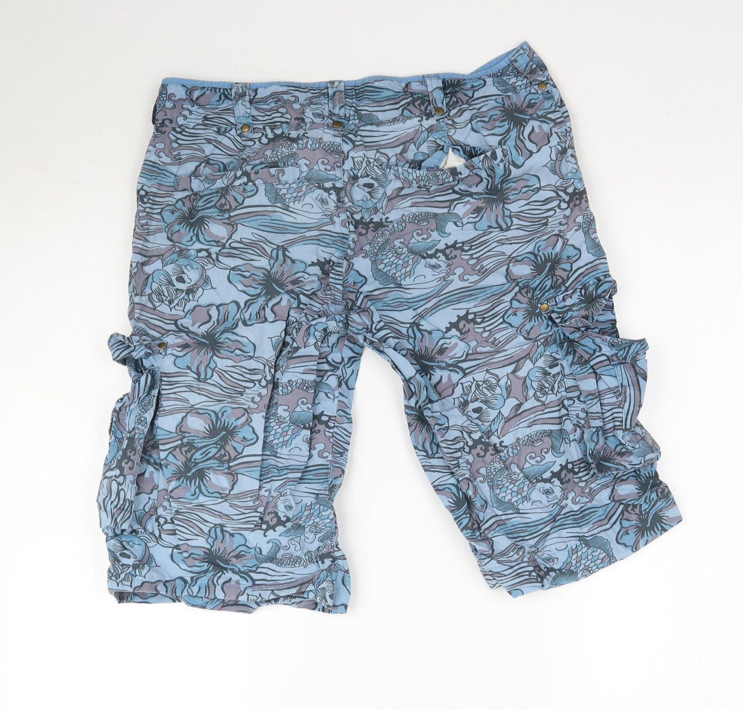 New Look Mens Blue   Bermuda Shorts Size 30