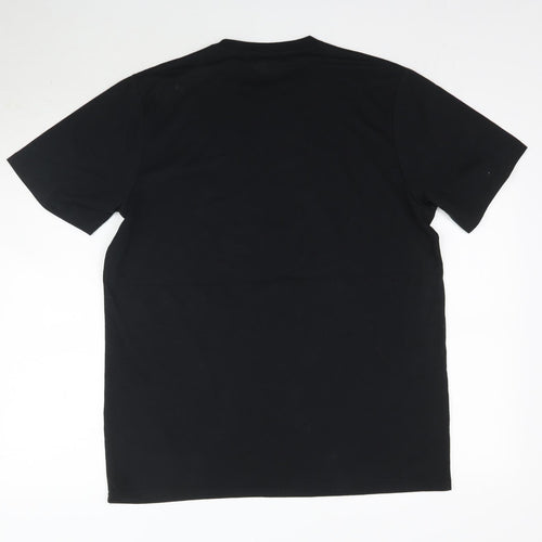 Lost Soles Mens Black    T-Shirt Size XL  - Fish