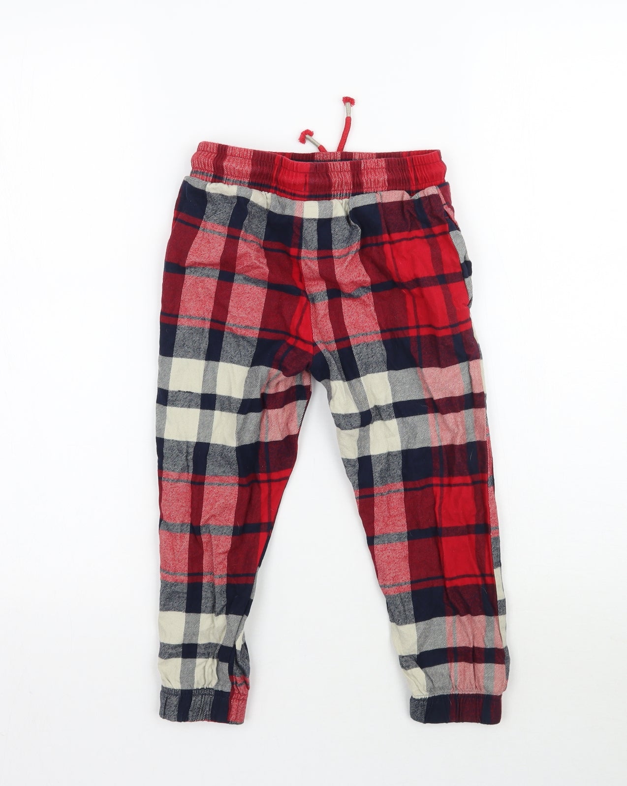 NEXT Boys Multicoloured Plaid   Pyjama Pants Size 4 Years