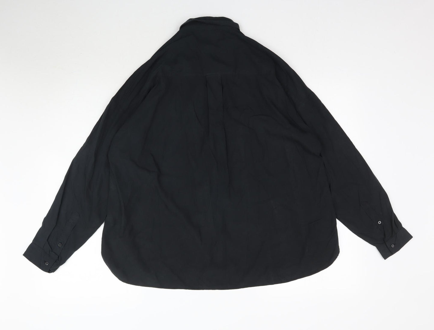 Zara Mens Black    Button-Up Size S