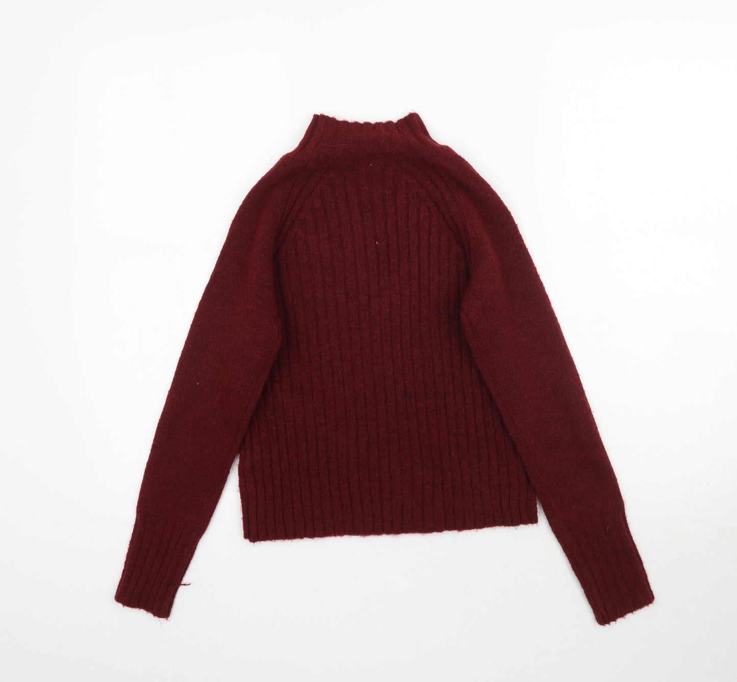 Primark Girls Red  Knit Pullover Jumper Size 10-11 Years