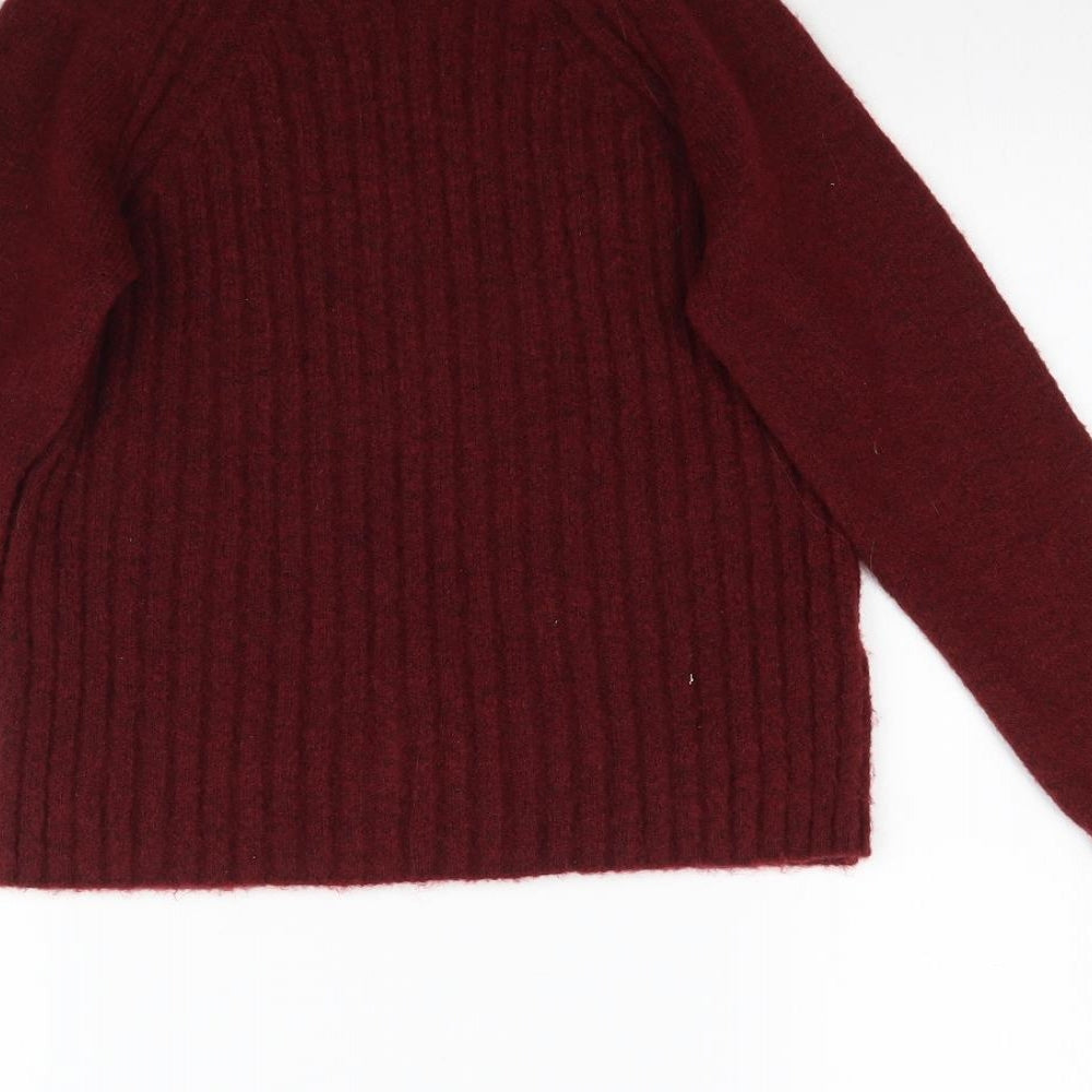 Primark Girls Red  Knit Pullover Jumper Size 10-11 Years